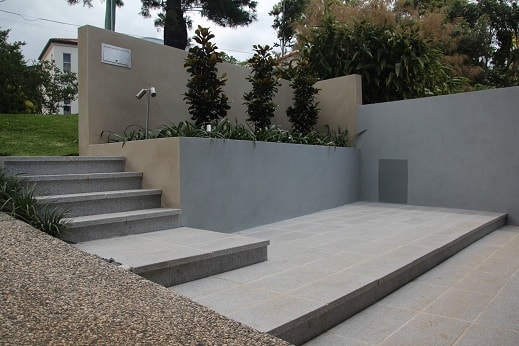 Block Walls and Granite Paving St Lucia